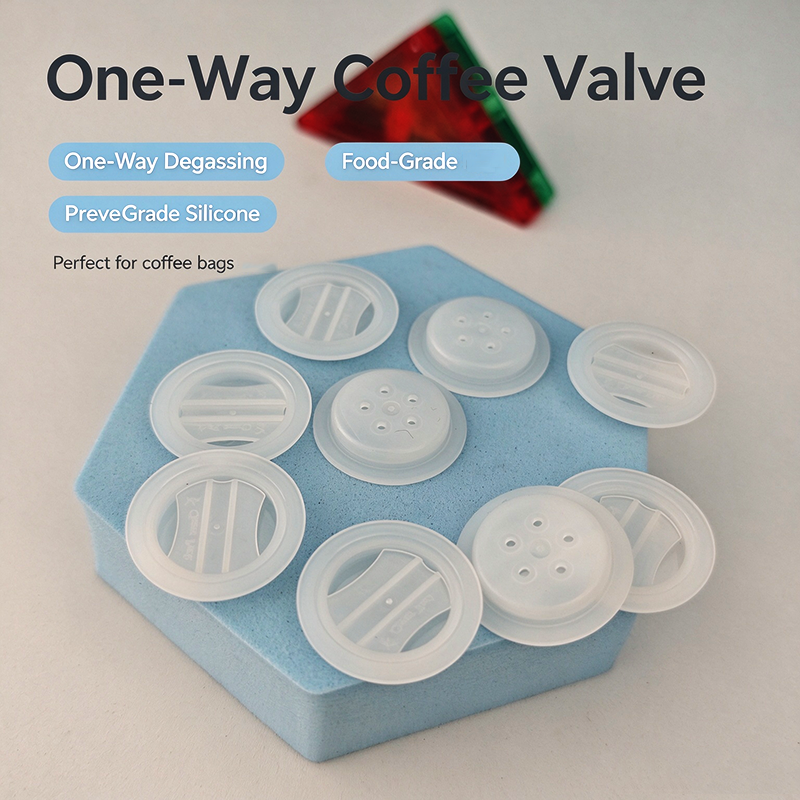 Coffee Packaging One-Way Vent Valve | Food Grade CO2 Degassing Valve For Roasted Coffee Pouches