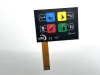 Membrane à LED personnalisable en relief, clavier tactile 3M adhésif