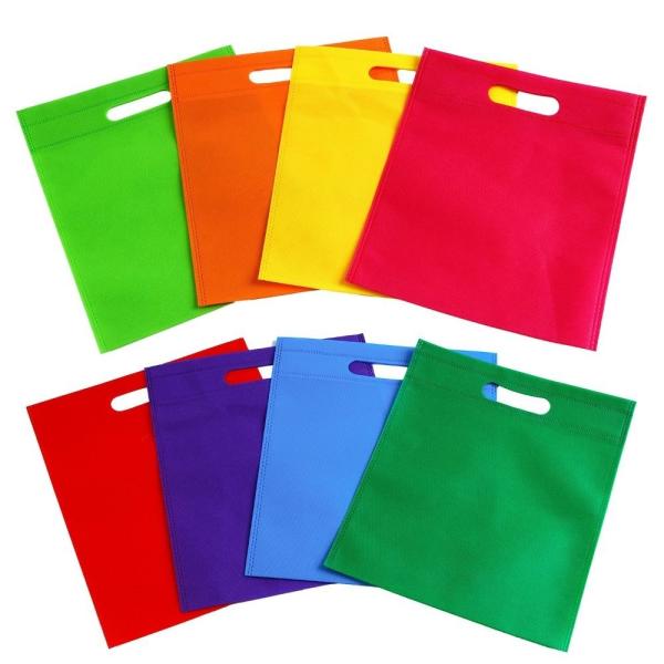 Impressão de logotipo personalizado Impressão de marca Bolsa de presente reutilizável não tecida Bolsas de compras Venda a retalho