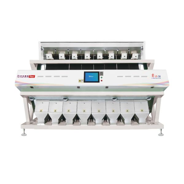 8 Channels CCD Color Sorter AC220V / 50Hz HD Recognition High Speed ISO9001