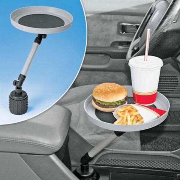 Round Auto Mount Holder Food Tray