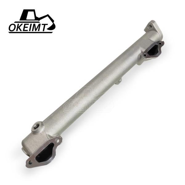 Excavator Engine Parts Cylinder Head Outlet Water Pipe  DE12T