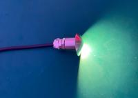 luzes conduzidas brancas mornas de aço inoxidável do acento de 12V 1W para o iate do barco do carro rv