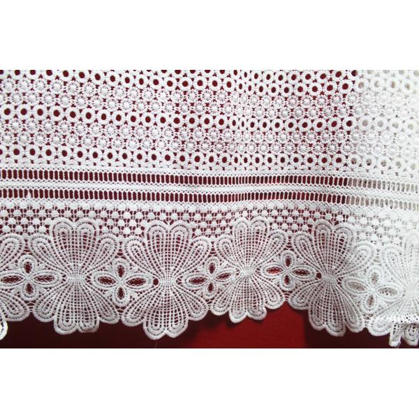 Apparel Accessories Chemical Lace Fabric Water Soluble Embroidery lace fabric in Different Color