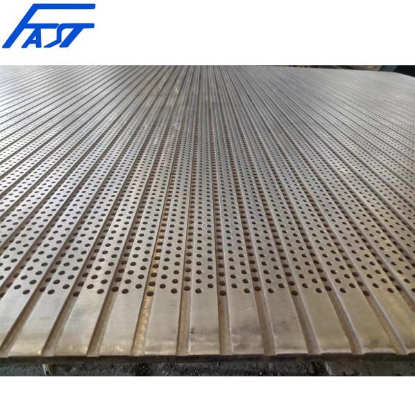 Stainless Steel 304 316 Slot Profile Wire Screen Flat Sheet Panels Sieve Screen Plate