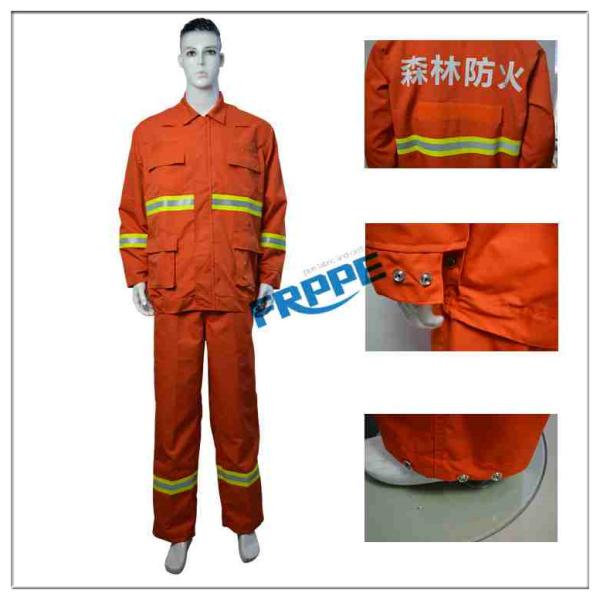 Orange Aramid Forest 200g Inherent FR Clothing Fire Fighting NFPA 2112