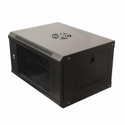 Stock 19 inch 6U Wall Hanging Server Cabinet with 60 kg Static Loading and Competitive