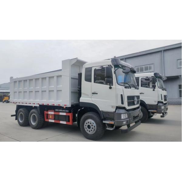 6x4 Dump Truck Loading 20-40 Tons Dongfeng 10 Tires Left Hand Drive Cabin With Sleeper