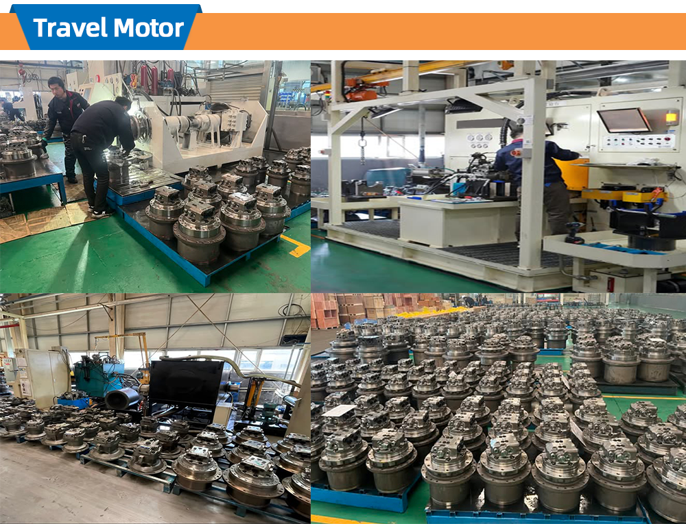 203-60-63102 203-60-63101 Final Frive Assy Excavator PC120-6 Travel Motor GM18