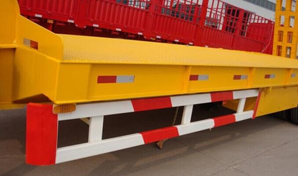 3 axles 60ton low loader low bed semi trailer low boy trailer on sale