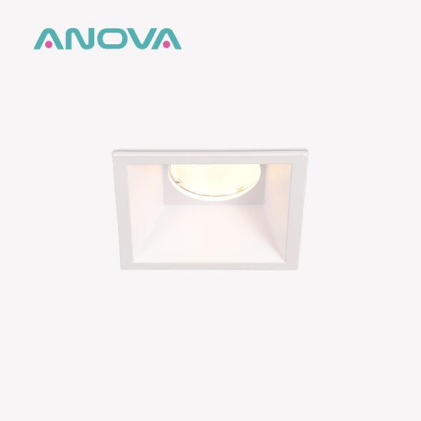 IP44 GU10 Recessed Spotlight Anti-Glare Aluminum  Frame For Commercial