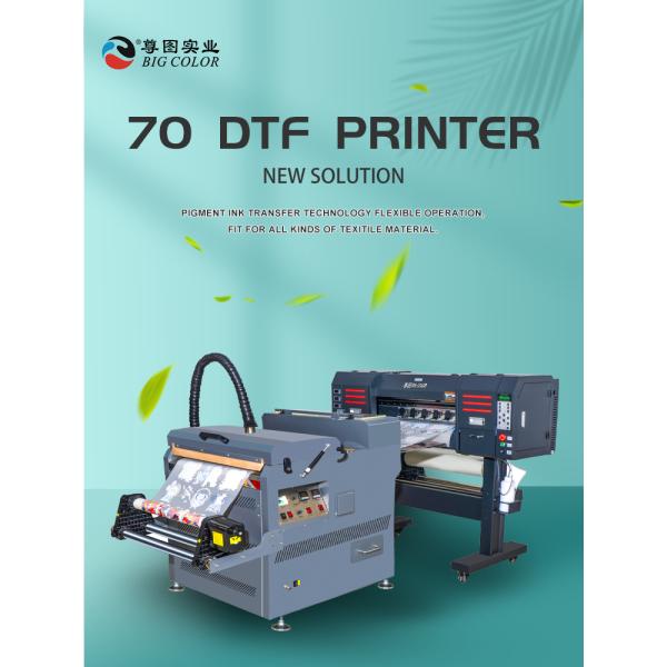 70cm Pet Film Printer with Industrial Digital Textile Fabric DTG T-Shirt Printer
