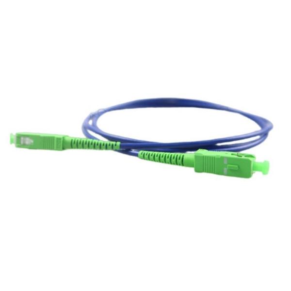 LSZH/PVC Cordão de revestimento de fibra óptica G657A2 Sm 2.0/3.0mm Sc APC Simplex/Duplex