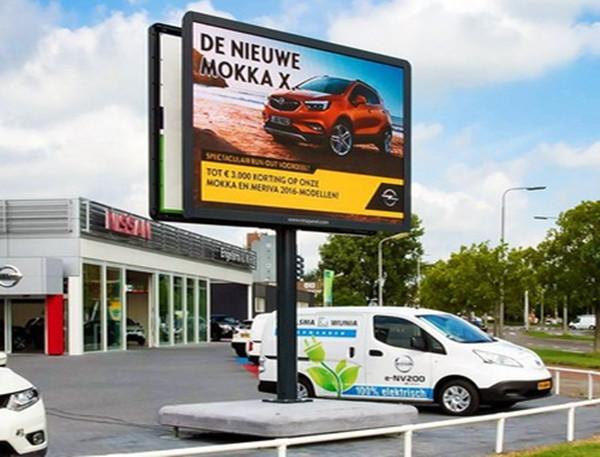 P8 SMD 320x160mm Pantalla de publicidad LED exterior impermeable
