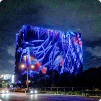 Lumière à pixel LED personnalisée Contrôle RVB haute luminosité pour le projet de construction