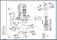 4662884 Positioning Cylinder Seal Kit fits DEERE 2154D 2054