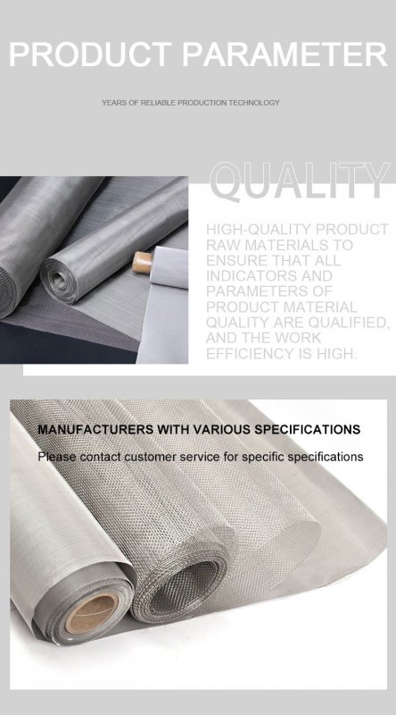 Wide Application Range SS Mesh Screen Good Impact Resistance