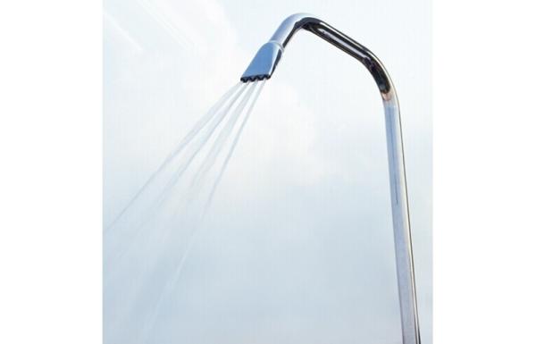 Flat Four-hole Fan Spray Fountain Head Stainless Steel For Swimming Pool Control System