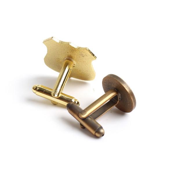 High quality promotional soft enamel fashion custom men metal cuff links