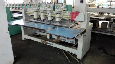 4 Heads 9 Needles Used Barudan Embroidery Machine 1 Phase 220V 50Hz