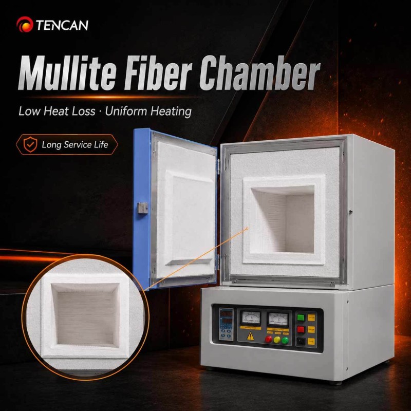 1400°C Laboratory Muffle Furnace for Ashing, Annealing and Material Testing
