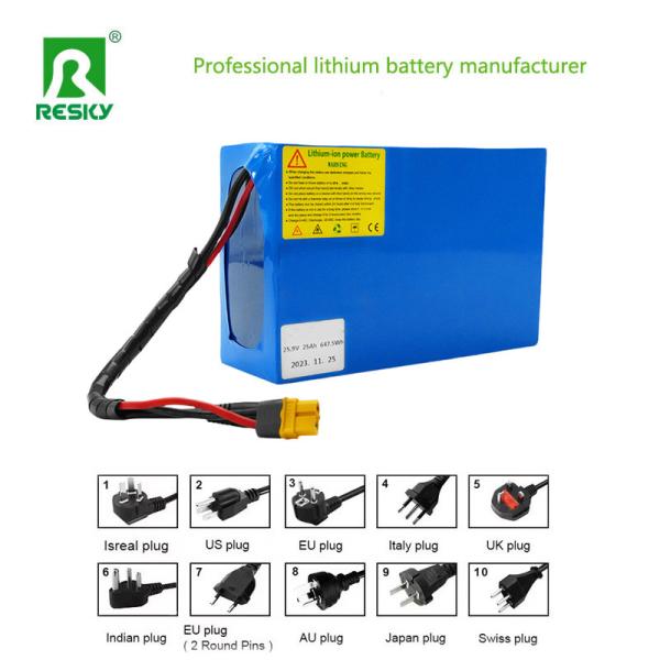 10s6p 36v 20.4Ah Rechargeable Lithium Ion Battery Pack For 750W Electric Scooter