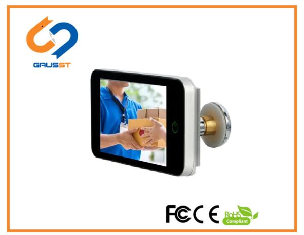 160 Wide Degree Brass Electronic Door Eye Viewer / Digital Door Eye OEM