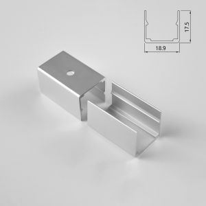 Accesorios de luz de neón metálica 16*16, Clips de montaje de neón LED flexibles
