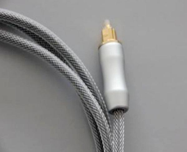 2M Toslink To Toslink Fiber Optic Audio Cable With PVC Jacket Nylon Braided