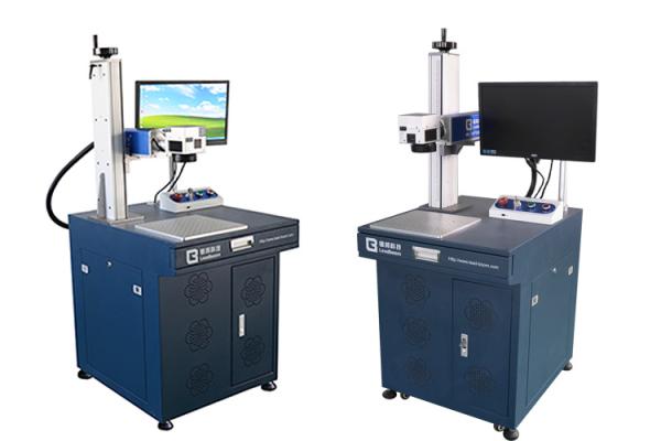 20w 30w 50w Mini Laser Marking Machine , Hardware Parts Metal Laser Marker