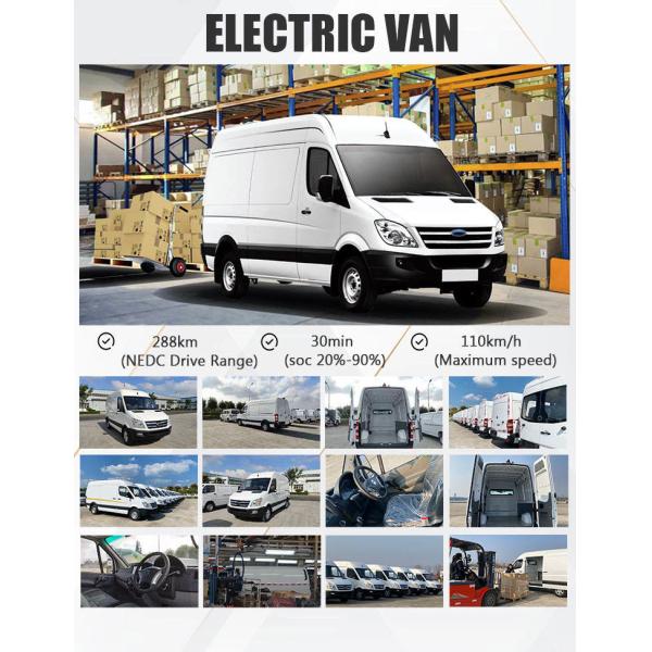 4 Doors Electric Cargo Vans Auto 110km/H 288km For Transportation