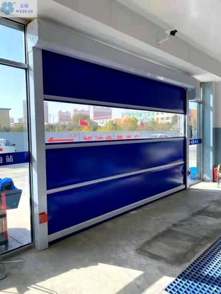                  Industry Fast Rolling Automatic Operated PVC High Speed Rapid Lift Roller Shutter Door             