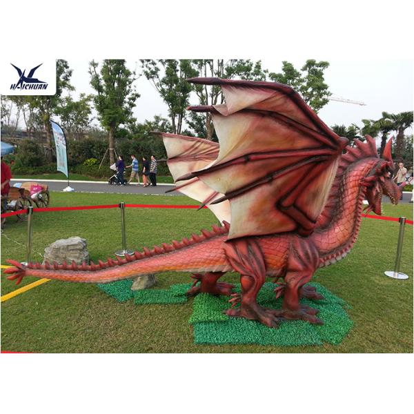 Amusement Equipment Dinosaur Lawn Statue Facility Lawn Artificial Dragon Statues