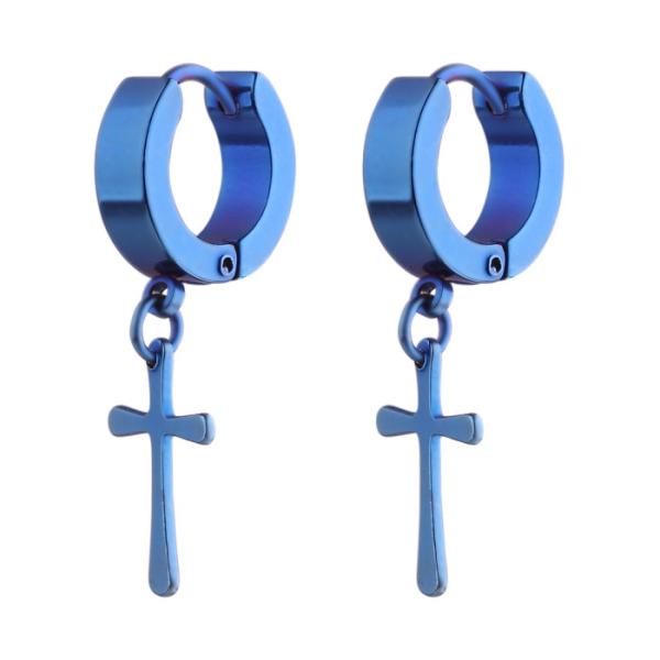 Stainless Steel Jewelry Earrings Triangular Dangle Huggie Earrings