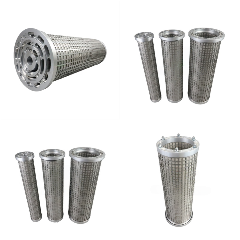 Customizable Stainless Steel Parallel Oil Filter Element Hydraulic Oil Lubricating Oil Filter Element
