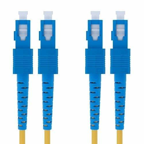 Cabo Patch Cord de Fibra Óptica Monomodo SC para SC 9/125um Amarelo