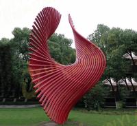 ODM Stainless Steel Spray Painted art Sculpture Outdoor Furnishings