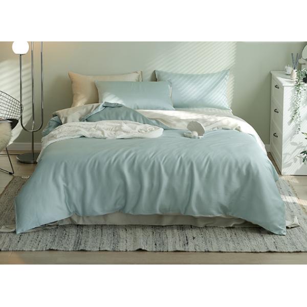 Pure Color 60S European Luxury Tencel Bedding Set Home Textile Product Customized Size