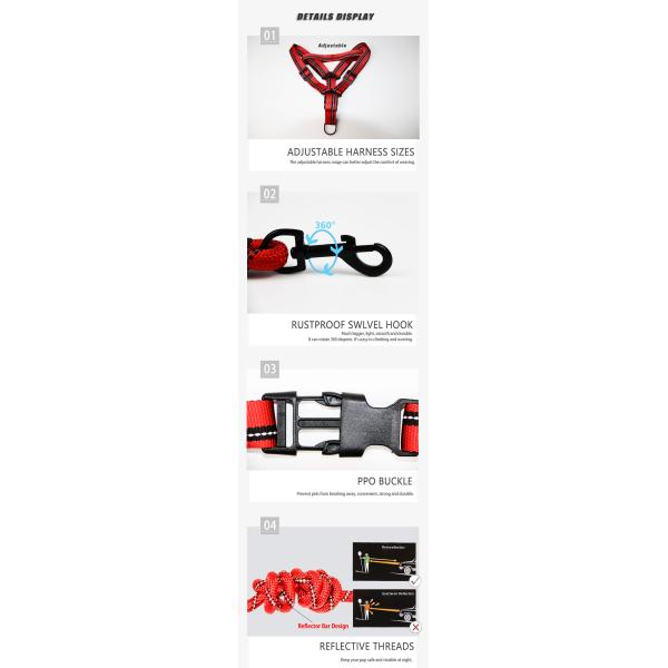 High Quality Pet Products No Pull Custom Big Dog Harness