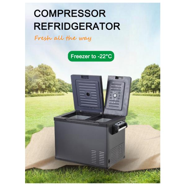 Réfrigérateur de voiture mini rechargeable Leapcool 35/45/55L DC12/24VAC 220V réfrigérateur portable