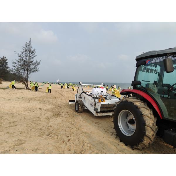 1800mm Cleaning Width Tractor Mounted Beach Sand Cleaner for Environmental Product
