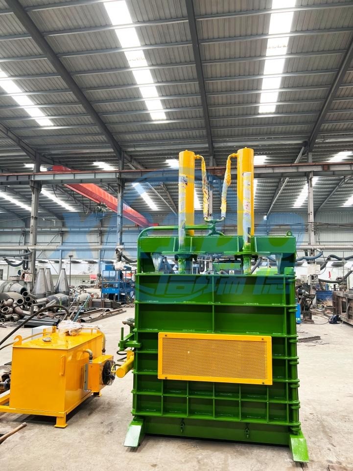 High Productivity Waste Tire Baler Press Vertical Baler Machine for Retail and Baling