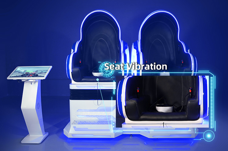 Взаимодействующий стул все яйца VR в одном стуле игры виртуальной реальности 9D для 2 игроков