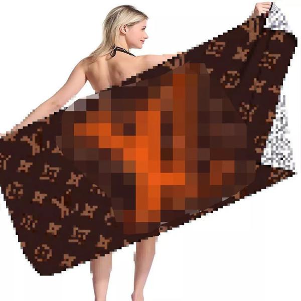 Samples Quick Dry Microfiber Luxury Beach Towel with Custom Logo and Rectangle Shape