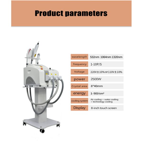 3 IN 1 DPL Beauty Machine laser hair removal machine Laser mole removal, tattoo removal Multifunctional portable beauty machine