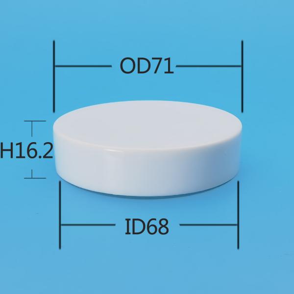 Customized Sealed 68MM Plastic Jar Lid Wide Mouth Screw Cap