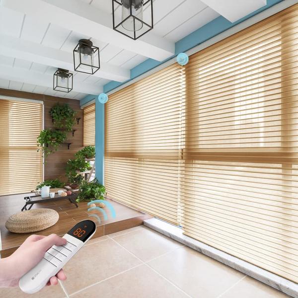 Специализированная ванная анти-УФ и теплоизоляция электрические моторизованные жалюзи Shangrila