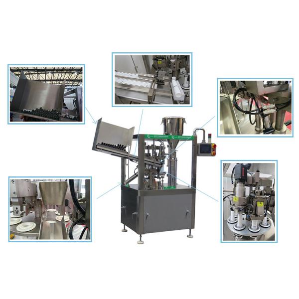 Soft Tube Filling Sealing Machine Vertical Cosmetics Ointment Plastic ZHY-YP60
