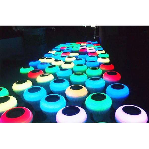 Smart Music LED Bulb Speaker with Music Function and 80 Ra Color Rendering Index
