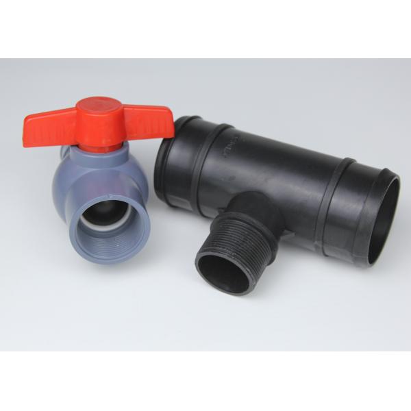 Синий черный PVC шаровой клапан OEM Пластиковый шаровый клапан в сельскохозяйственной промышленности